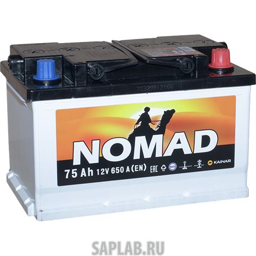 Купить запчасть  NOMAD - 075122301020104060LБЧ Аккумулятор легковой «NOMAD» 75 Ач о/п низкая