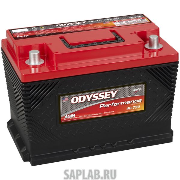 Купить запчасть  ODYSSEY - 48720 Аккумулятор Odyssey 48-720 12В 69Ач 723CCA 278x175x190 мм Обратная (-+)