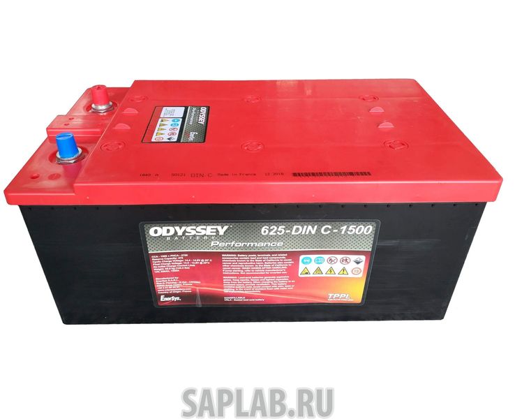 Купить запчасть  ODYSSEY - DINC1500 Аккумулятор Odyssey DIN C-1500 12В 220Ач 1500CCA 518x276x242 мм Прямая (+-)