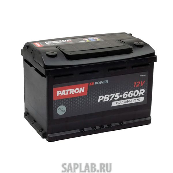 Купить запчасть  PATRON - PB75660R Аккумулятор PATRON POWER 12V 75AH 660A ETN 0(R+) B13 278x175x190mm 15,5kg