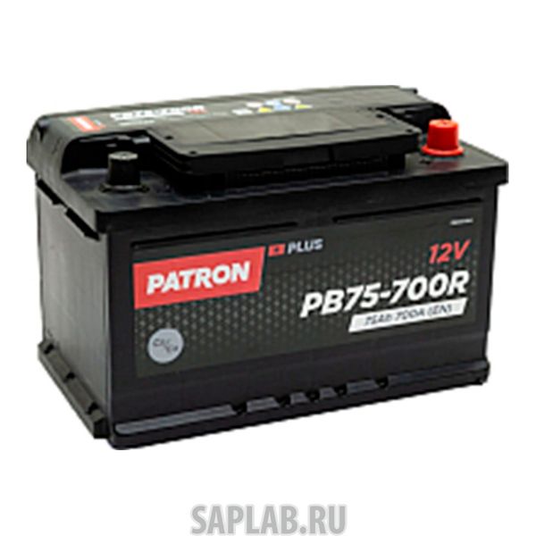 Купить запчасть  PATRON - PB75700R Аккумулятор PATRON PLUS 12V 75AH 700A (R+) 278x175x175mm 15,3kg