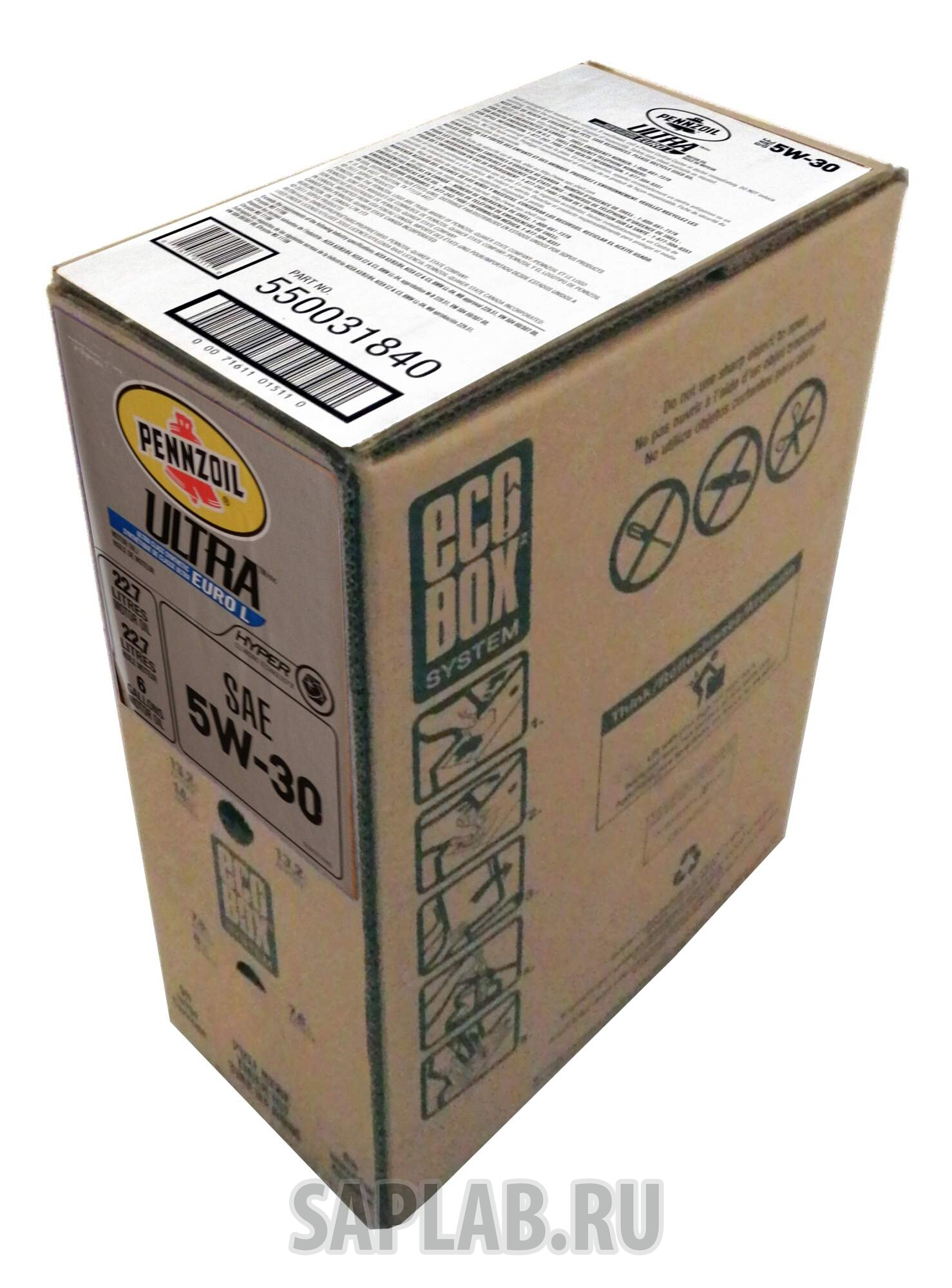 Купить запчасть PENNZOIL - 550031840 Моторное масло Pennzoil Ultra Euro L SAE 5W-30 22,7л