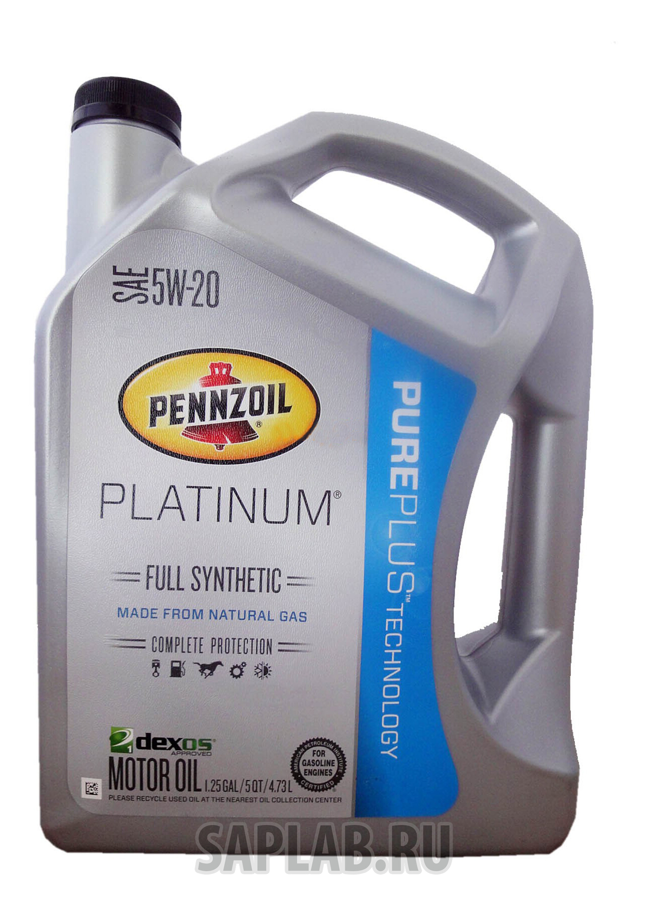 Купить запчасть PENNZOIL - 550038332 Моторное масло Pennzoil Platinum SAE 5W-20 4,73л