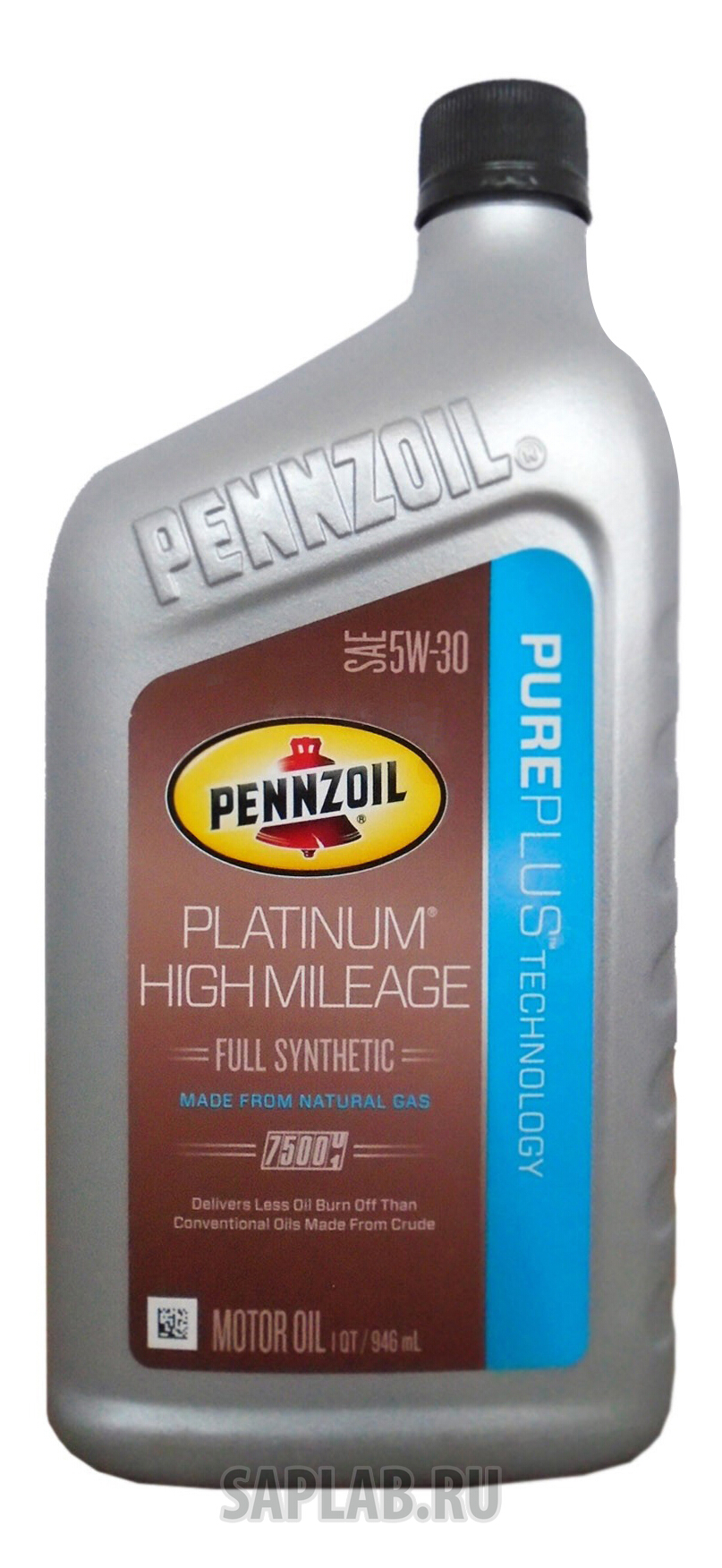 Купить запчасть PENNZOIL - 550042728 Моторное масло Pennzoil Platinum high mileage 5w-30 0,946л