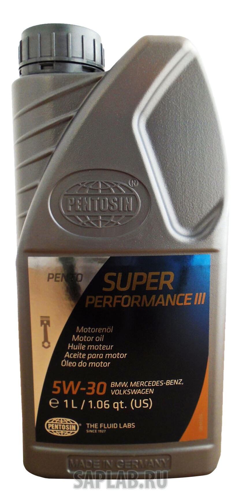 Купить запчасть PENTOSIN - 1078107 Моторное масло Pentosin Pento Super Perfomance III SAE 5W-30 1л