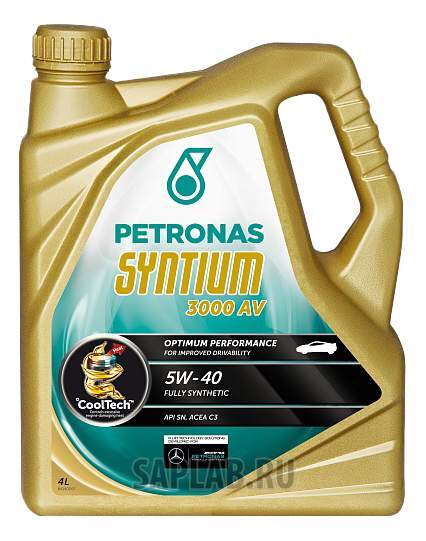 Купить запчасть PETRONAS - 18284019 Моторное масло Petronas Syntium 3000 AV 5W-40 4л