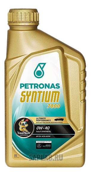 Купить запчасть PETRONAS - 18381619 Моторное масло Petronas Syntium 7000 SAE 0W-40 1л