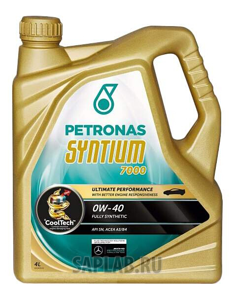 Купить запчасть PETRONAS - 18384019 Моторное масло Petronas Syntium 7000 0W-40 4л