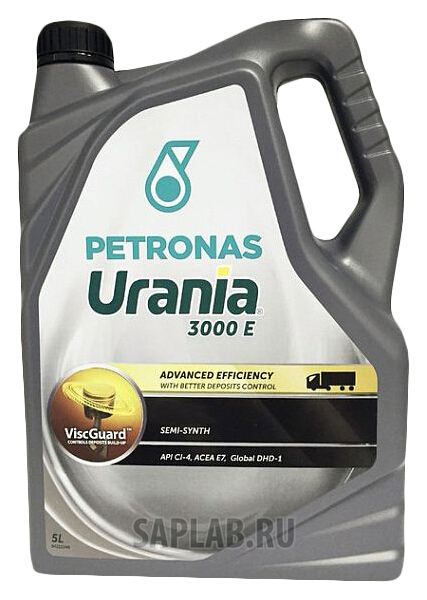 Купить запчасть PETRONAS - 21445019 Моторное масло Petronas Urania 3000 E 5W-30 5л