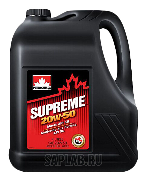 Купить запчасть PETRO-CANADA - MOSP25C16 Моторное масло Petro-canada Supreme 20W-50 4л