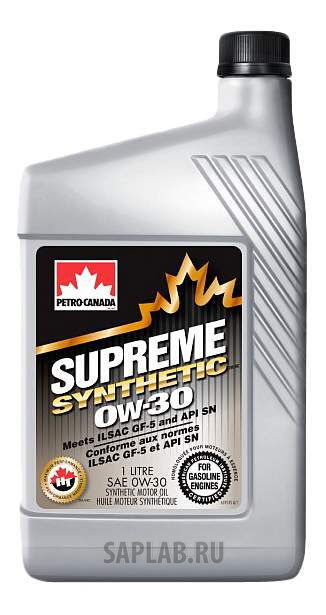 Купить запчасть PETRO-CANADA - MOSYN03C12 Моторное масло Petro-canada Supreme Synthetic 0W-30 1л