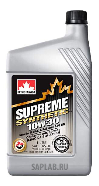 Купить запчасть PETRO-CANADA - MOSYN13C12 Моторное масло Petro-canada Supreme Synthetic 10W-30 1л