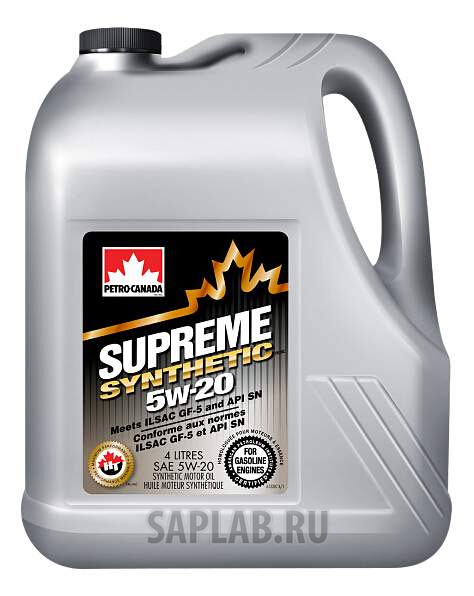 Купить запчасть PETRO-CANADA - MOSYN52C16 Моторное масло Petro-canada Supreme Synthetic 5W-20 4л