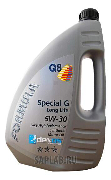 Купить запчасть Q8 OILS - 101106401654 Моторное масло Q8 Oils Formula Special G Long Life 5W-30 4л