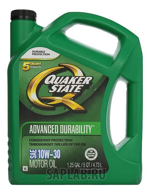 Купить запчасть QUAKER STATE - 550024058 QUAKER STATE Advanced Durability 10W-30 4,73л