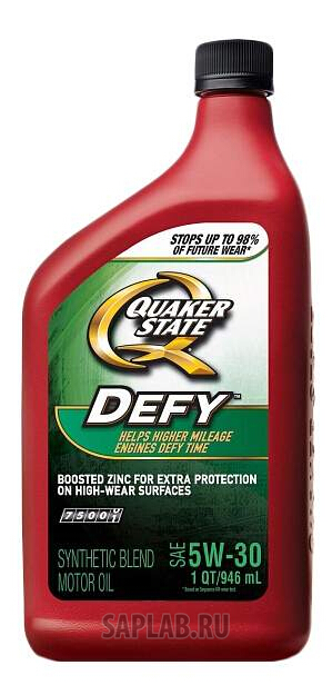 Купить запчасть QUAKER STATE - 550024104 Моторное масло Quaker state Defy 5W-30 0,946л