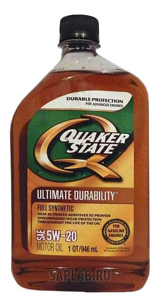 Купить запчасть QUAKER STATE - 550024113 Моторное масло Quaker state Ultimate Durability 5W-20 0,946л