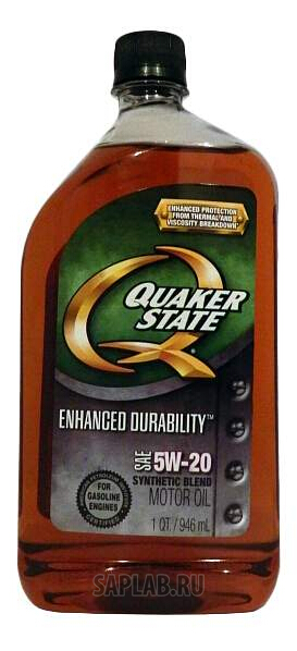 Купить запчасть QUAKER STATE - 550024129 Моторное масло Quaker state Enhanced Durability 5W-20 0,946л