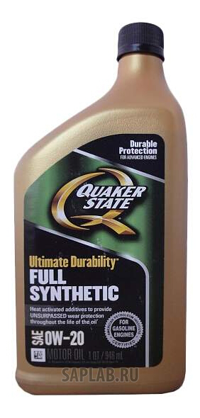 Купить запчасть QUAKER STATE - 550036735 QUAKER STATE Ultimate Durability 0W-20 0,946л