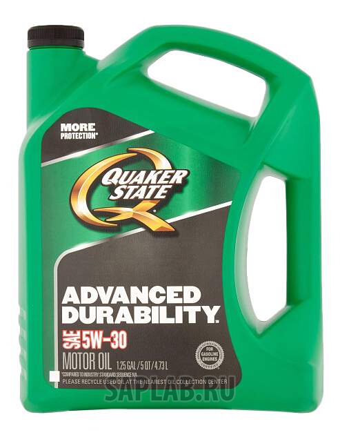 Купить запчасть QUAKER STATE - 550038280 Моторное масло Quaker state Advanced Durability 5W-30 4,73л