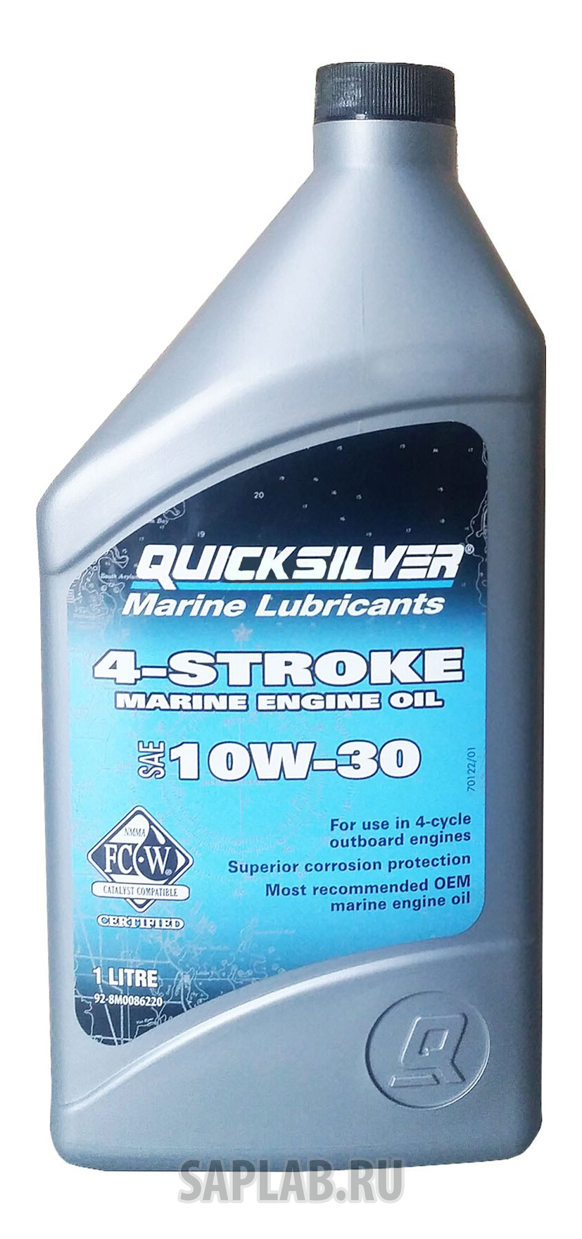 Купить запчасть QUICKSILVER - 928M0086220 Моторное масло Quicksilver 4-Stroke Marine Engine Oil 10W-30 1л