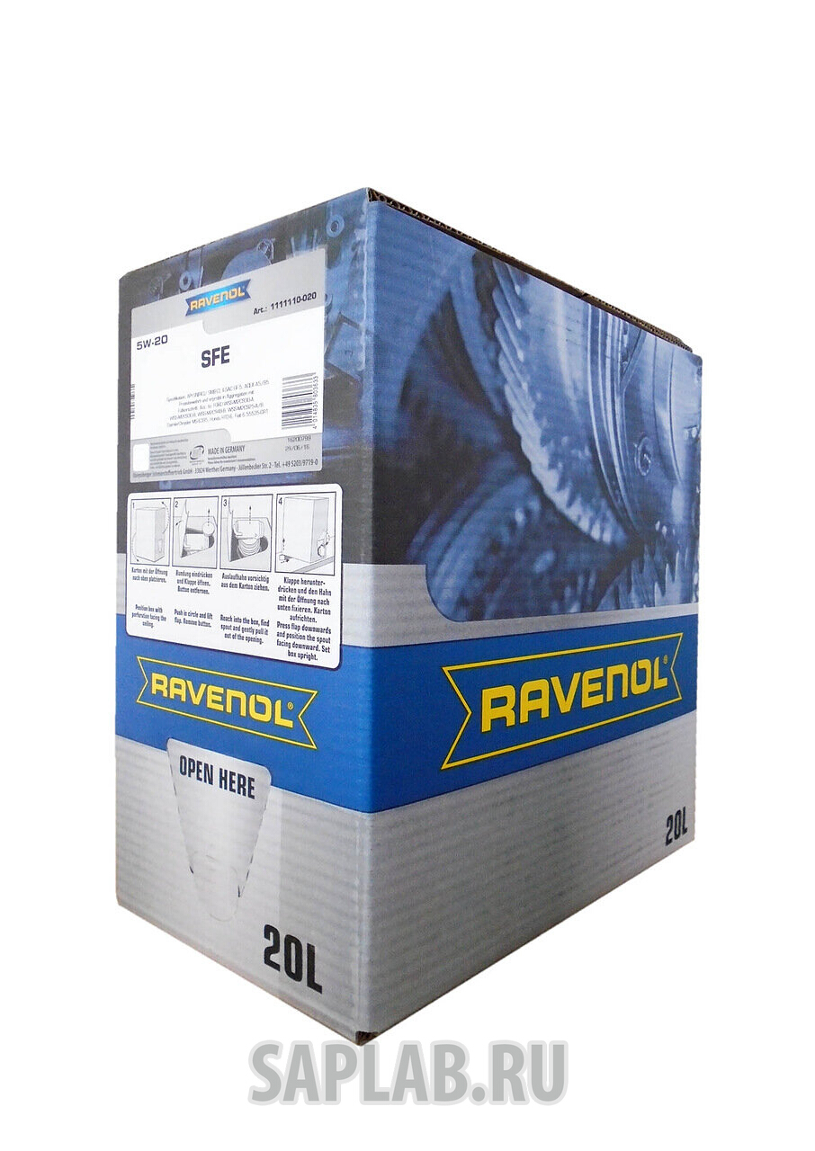 Купить запчасть RAVENOL - 1111110B2001888 Моторное масло Ravenol Super Fuel Economy SFE SAE 5W-20 20л