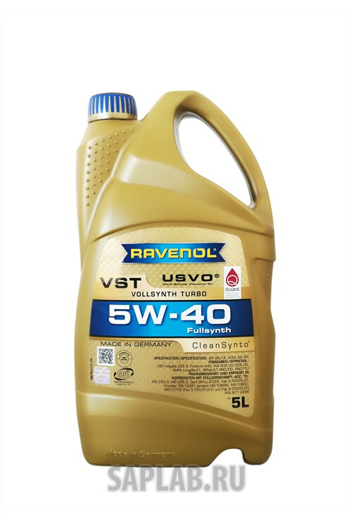 Купить запчасть RAVENOL - 1111136005 Моторное масло Ravenol VollSynth Turbo VST 5W-40 5л