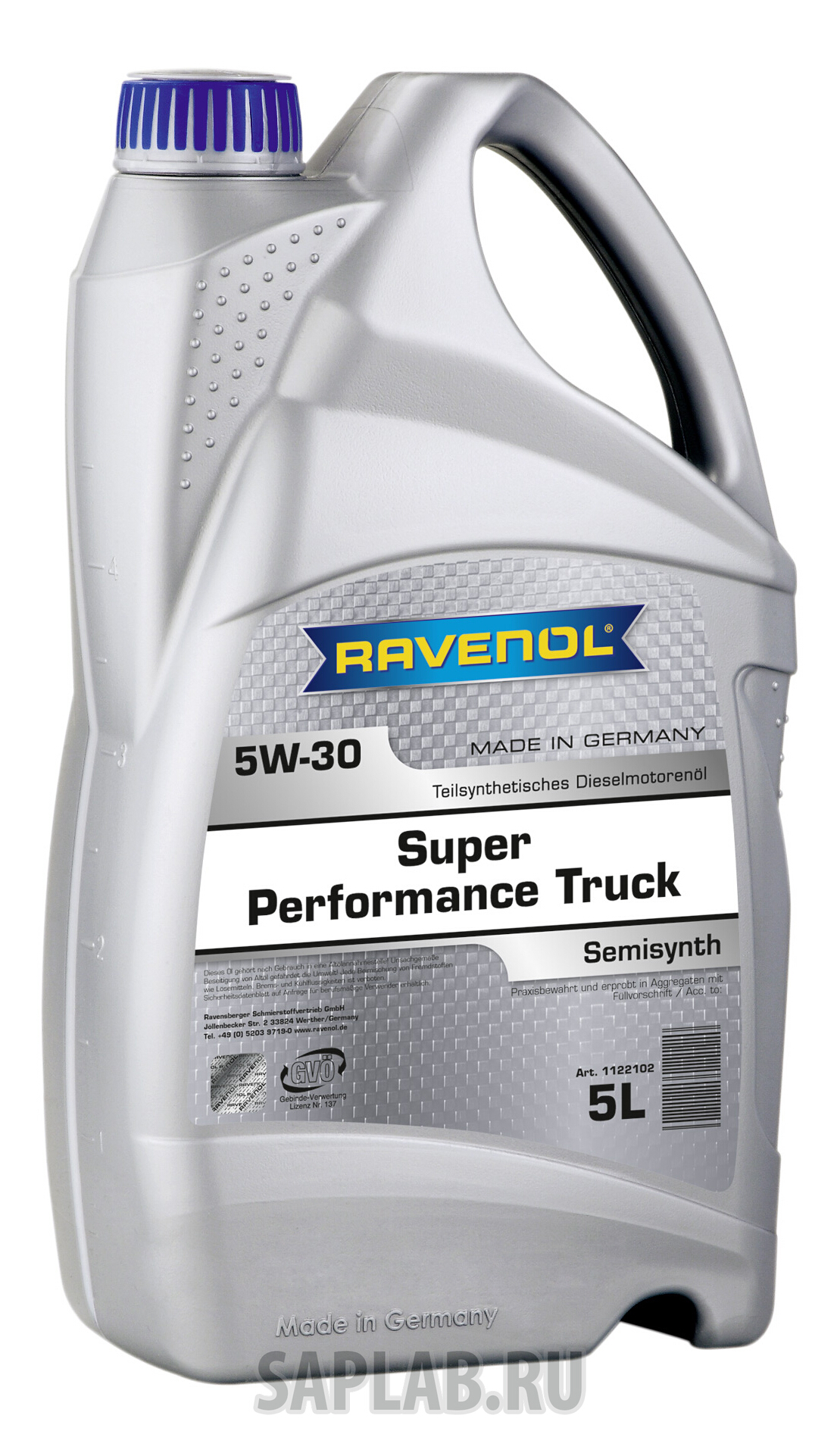 Купить запчасть RAVENOL - 4014835725751 Моторное масло Ravenol Super Performance Truck SAE 5W-30 5л