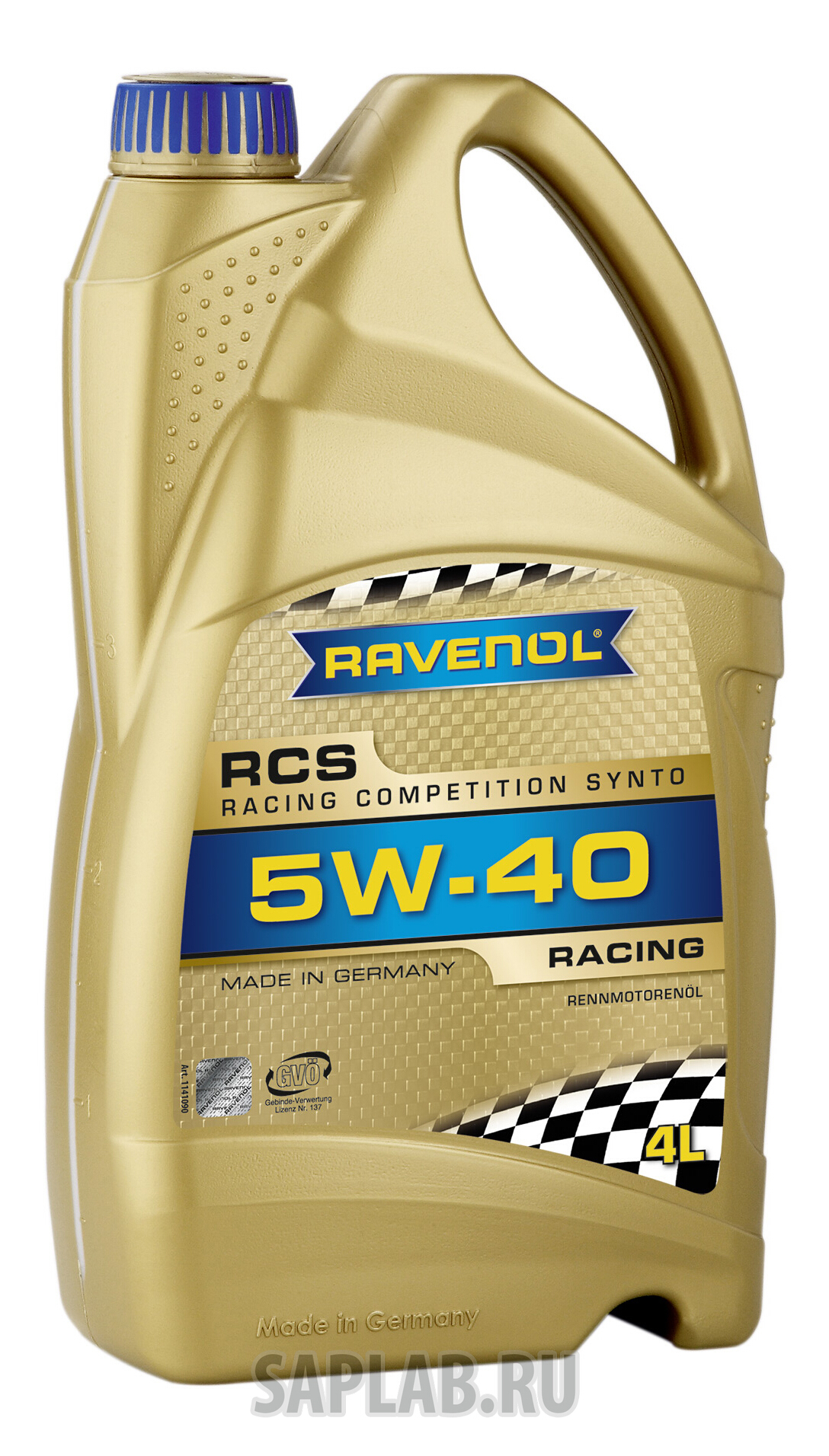 Купить запчасть RAVENOL - 4014835741997 Моторное масло Ravenol RCS Racing Competition Synto SAE 5W-40 4л