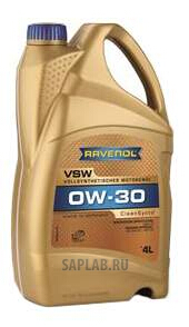 Купить запчасть RAVENOL - 4014835842816 Моторное масло Ravenol VSW SAE 0W-30 4л