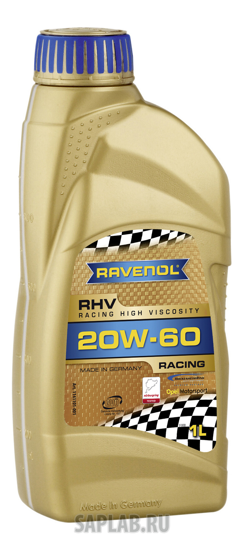 Купить запчасть RAVENOL - 4014835848870 Моторное масло Ravenol RHV Racing High Viscosity SAE 20W-60 1л