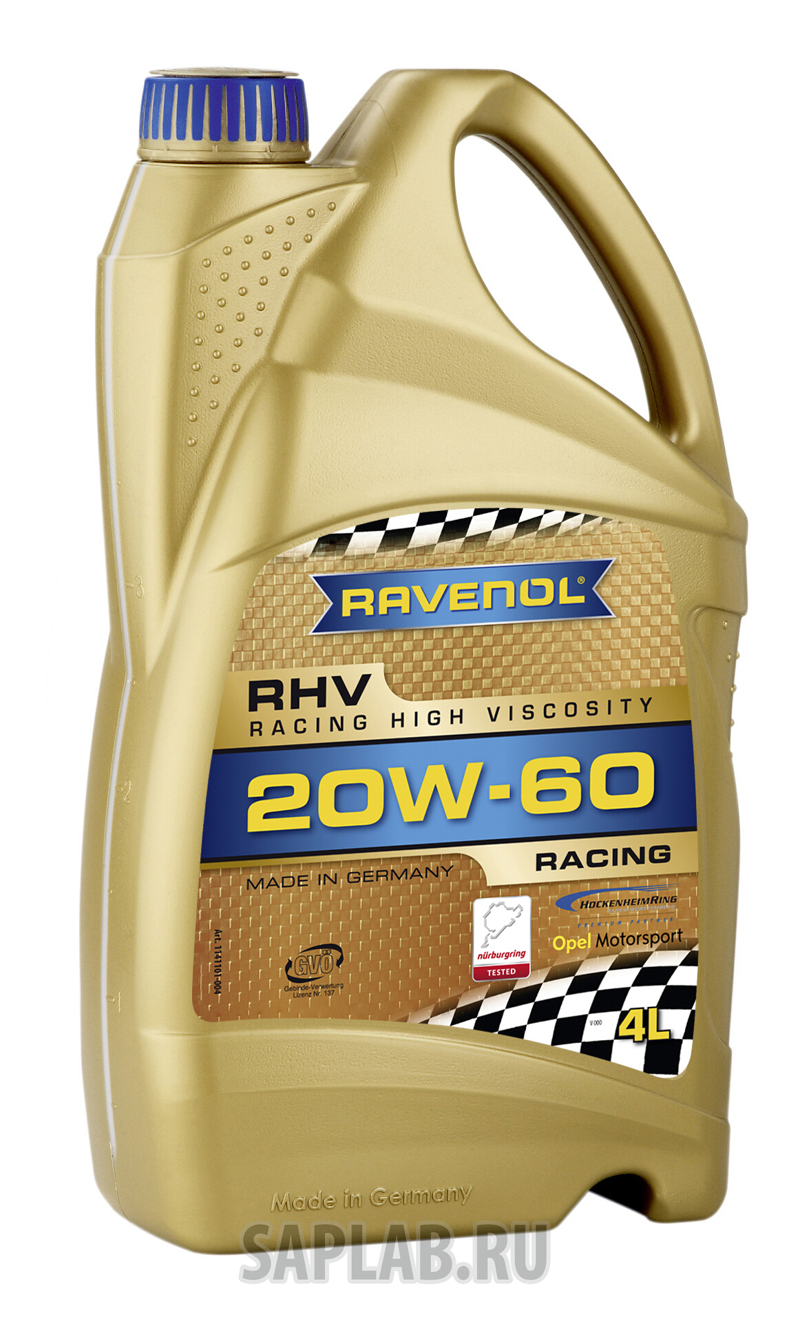 Купить запчасть RAVENOL - 4014835848900 Моторное масло Ravenol RHV Racing High Viscosity SAE 20W-60 4л