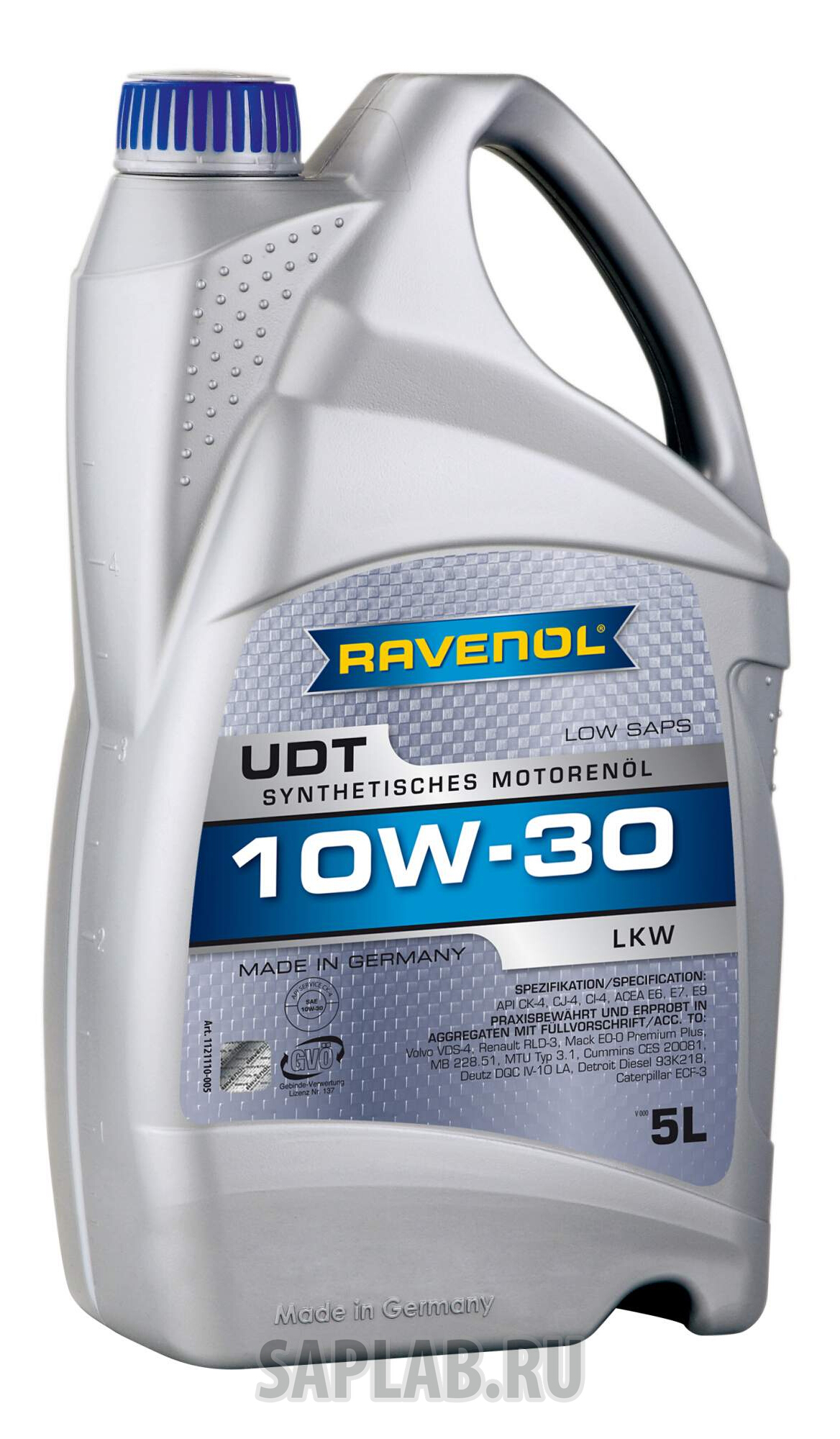 Купить запчасть RAVENOL - 4014835850439 Моторное масло Ravenol UDT Ultra Duty Truck SAE 10W-30 5л