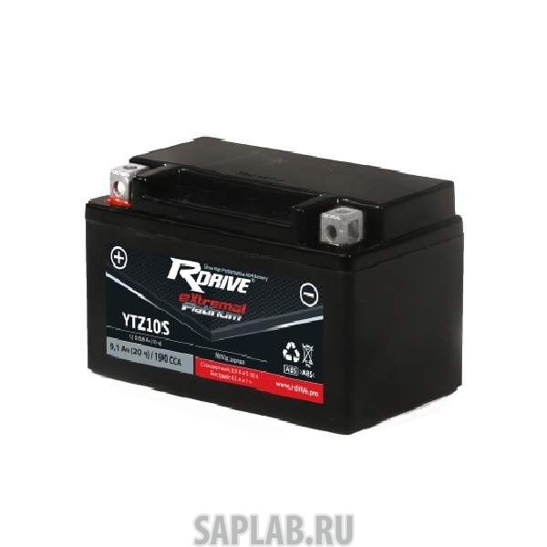 Купить запчасть  RDRIVE - 1058153025821 Аккумулятор мотоциклетный RDRIVE EXTREMAL PLATINUM YTZ10S