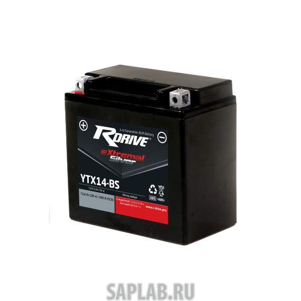 Купить запчасть  RDRIVE - 1058204211574 Аккумулятор мотоциклетный RDRIVE EXTREMAL SILVER YTX14-BS