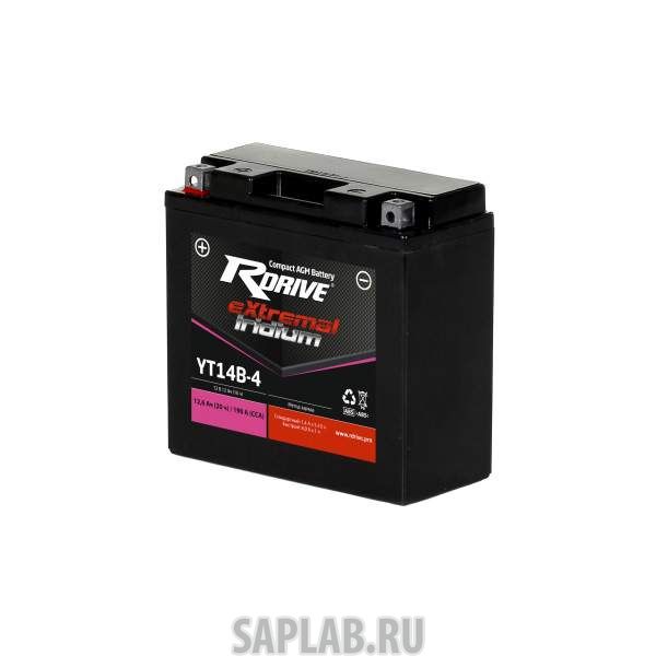 Купить запчасть  RDRIVE - 1058390249537 Аккумулятор мотоциклетный RDRIVE EXTREMAL IRIDIUM YT14B-4