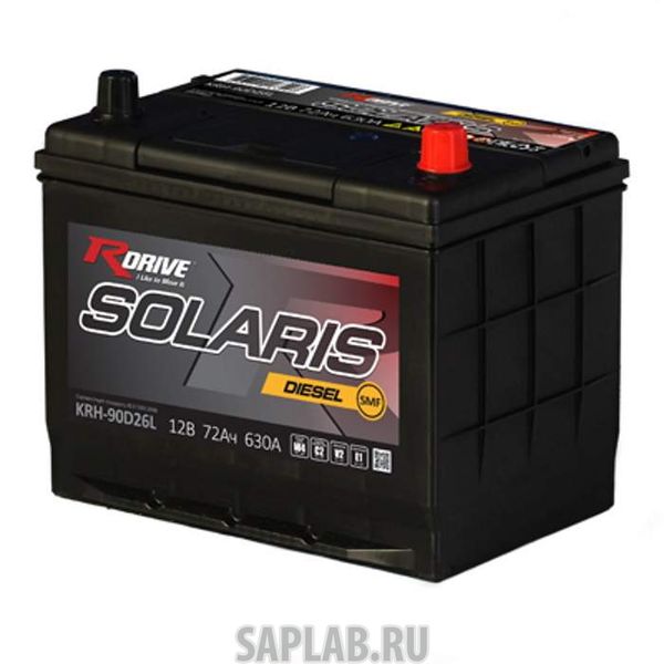 Купить запчасть  RDRIVE - 1590 Аккумулятор автомобильный RDRIVE SOLARIS 90D26L