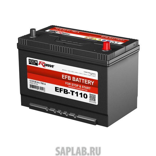 Купить запчасть  RDRIVE - 1644 Аккумулятор автомобильный RDRIVE EFB T110 28800-36150