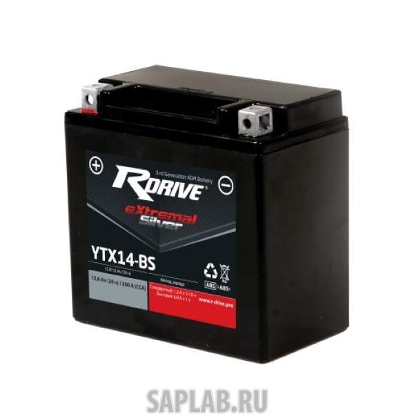 Купить запчасть  RDRIVE - SYTX14BS Аккумулятор RDRIVE SILVER YTX14-BS