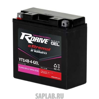 Купить запчасть  RDRIVE - YT14B4GEL Аккумулятор RDRIVE IRIDIUM YT14B-4-GEL