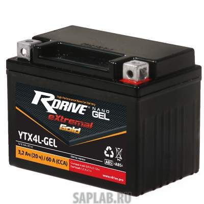 Купить запчасть  RDRIVE - YTX4LGEL Аккумулятор RDRIVE GOLD YTX4L-GEL