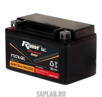 Купить запчасть  RDRIVE - YTX7AGEL Аккумулятор RDRIVE GOLD YTX7A-GEL