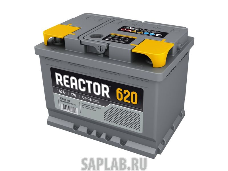 Купить запчасть  REACTOR - 6CT621 Аккумулятор REACTOR 62 А/ч прямая L+ EN 620A 242x175x190 6CT-62.1