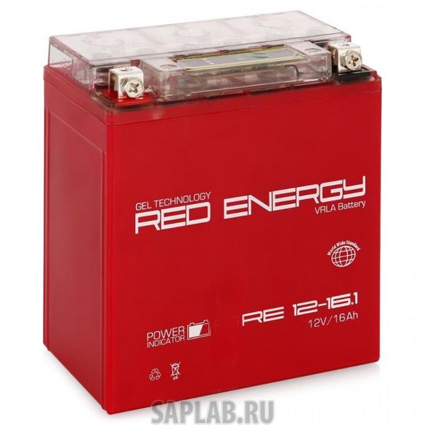 Купить запчасть  RED_ENERGY - YTX16BS Акб Moto 12v 16ah Red Energy 12-16.1ytx16-Bs 240а (+/-) Gel RED ENERGY YTX16-BS