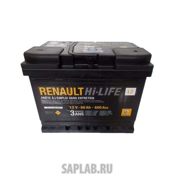 Купить запчасть  RENAULT - 7482693775 Аккумулятор автомобильный Renault