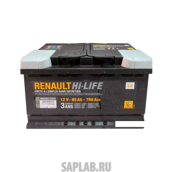 Купить запчасть  RENAULT - 7711419085 Аккумулятор Hi-Life 12v 85ah 760a Renault RENAULT арт. 7711419085