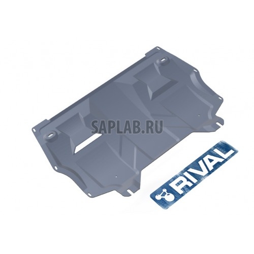 Купить запчасть RIVAL - 33358421 Защита картера и КПП Rival, Seat Ibiza V - все, 2008-/Skoda Fabia V - 1.2, 1.4, 1.6, 2007-/Rооmster V - все, 2006-/Volkswagen Polo V - 1.2, 1.4, 1.6, 2005-/Polo V - 1.2, 1.4, 1.6, 2010-/Polo V - все, кроме 1.4 DSG, 2012-, крепеж в комплекте, алюминий, 3 м