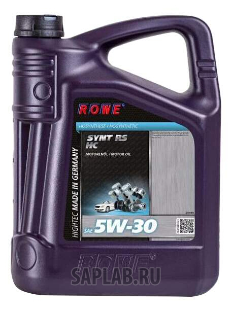 Купить запчасть ROWE - 20024005003 ROWE Hightec Synt RS HC 5W-30 5л