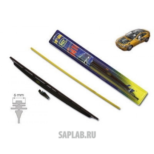 Купить запчасть SCT - 9404 Каркасная щетка стеклоочистителя 9404 SCT Wiper Blade Hook Fit 425мм