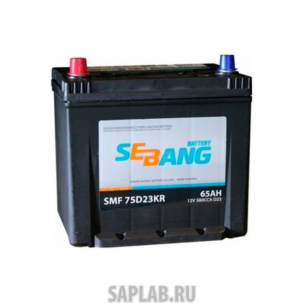 Купить запчасть  SEBANG - SMF75D23KR Аккумулятор Sebang Smf 65 А/Ч Прямая L En 580a 232x175x225 Smf 75d23kr Smf 75d23kr SEBANG